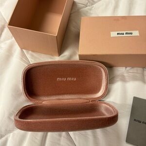 Miu Miu Eyeglasses Case & Box